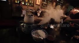 The Drink of Dragons! Black Dragon Cocktail at Opium 乌香院