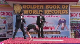 11-year-old girl breaks world record for most yoga contortions in a minute