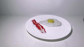 Breathing Breakfast Claymation animation