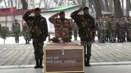 Army pays tribute to its Brave hearts in Northern India.