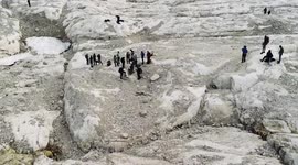 Drone footage shows Italian glacier that could 'completely disappear' by 2050