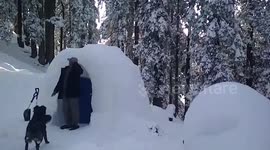 India's first igloo stay enthrals tourists with its unique hospitality