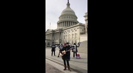 @TaePhoenix protest singing American Anthem