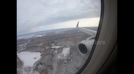 Landing in Sapporo (CTS) airport on Airbus A321 from Asiana Airlines
