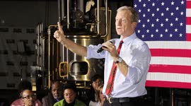 Democratic hopeful Tom Steyer speaks in South Carolina