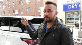 Huge bolt fell off NYC subway tracks and smashed this man's car