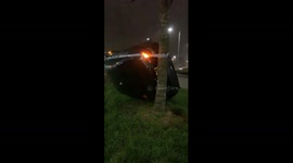 BMW crashed Leicester GHOST number plate