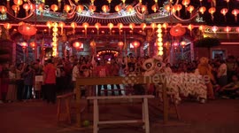Spectacular Chinese New Year celebration in Indonesia