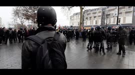 Protesters and police clash in France as ongoing pension strike continues