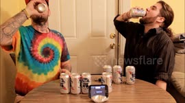 Americans Chugging Five Beers In Five Minutes