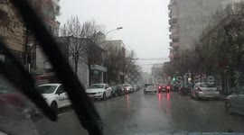 Storm in tirana albania