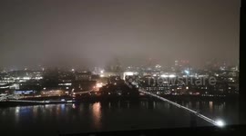 Thick Fog Falls Over St Pauls