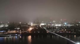 The Shard Gets Hidden In Fog