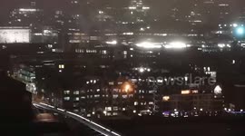 Fireworks go off in central London to celebrate Lunar New Year