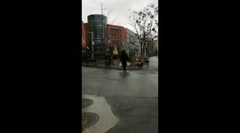 Wuhan locals seeking fresh groceries