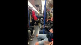 When you’re drunk on a train and trying to impress your mates