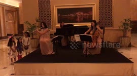 Children singing