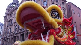 Lunar New Year celebrated in London as coronavirus fears rise in China