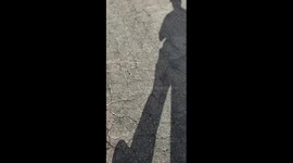 Walking in my shadow
