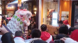 Chinese Dragons Help Spread Chinese New Year Joy In China Town In London