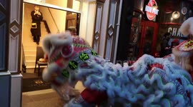 Chinese Dragons Help Spread Chinese New Year Joy In China Town In London