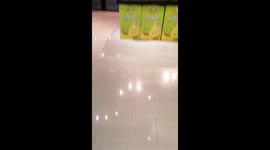 Health check at Wuhan Grocery Store