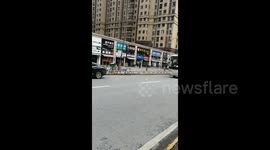 China virus: US woman walks deserted Wuhan streets as city remains on lockdown