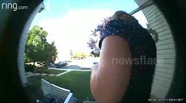 Childbirth Caught on Ring Doorbell