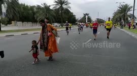 One-year-old boy participates as youngest runner at Dubai Marathon