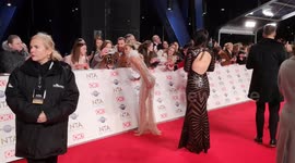 Eastenders Actress Maisie Smith And Love Island Star Montana Brown As Well As Eamonn Holmes arrive At The NTA Awards