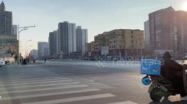 Empty avenues in Baiziwan, Beijing during coronavirus outbreak