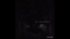 Strange clouds put on a show in the Arizona sky