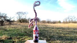 Ukrainian YouTuber shows how to create 'elephant toothpaste' in foamy experiment