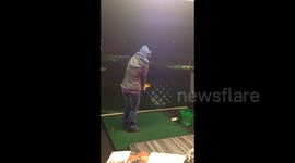 Trick Shot at Top Golf