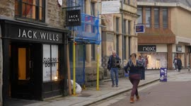 Truro City, Cornwall UK High Street in decline as traders Next and Jack Wills close down their stores.
