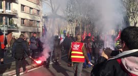 Protesters in Toulouse