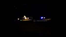 Accident winter in Sweden