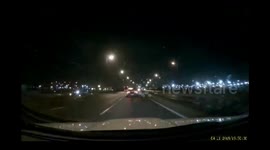 Unbelievable near miss sees UK driver dodge van speeding on wrong side of motorway