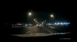Newsflare Edit - Van driving wrong side of motorway nearly hits Lamborghini and my car