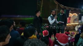 Magician Make The 200 Pound Burn Coin Trick In New Year's Eve