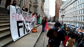 The Black liberation movement of New York City protest against police enforcement in MTA stations