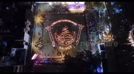 Indian royal family creates emblem with 5000 lamps to set world record