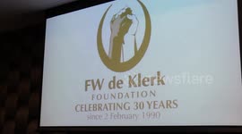 FW De Klerk celebrates 30 years since announcement to release Nelson Mandela