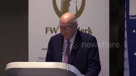 FW De Klerk  - ANC has no intention to honour constitution