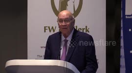 FW De Klerk  - ANC and Apartheid government accepted negotiations