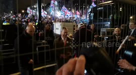 Nigel Farage Meets Fans On Brexit Day