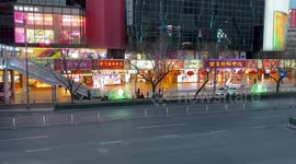 Beijing, China shopping district remains empty amid coronavirus outbreak