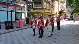 The British March again in downtown Boston