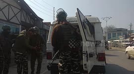 CORRECTS STORYLINE: Four injured in Kashmir grenade attack