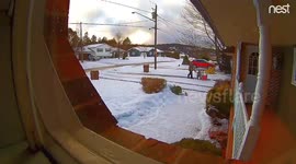 SnowBlow Time-lapse at Sunset